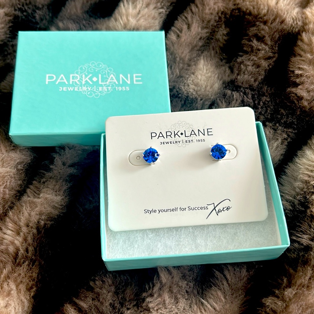 Blueberry Impression Earrings by Park Lane